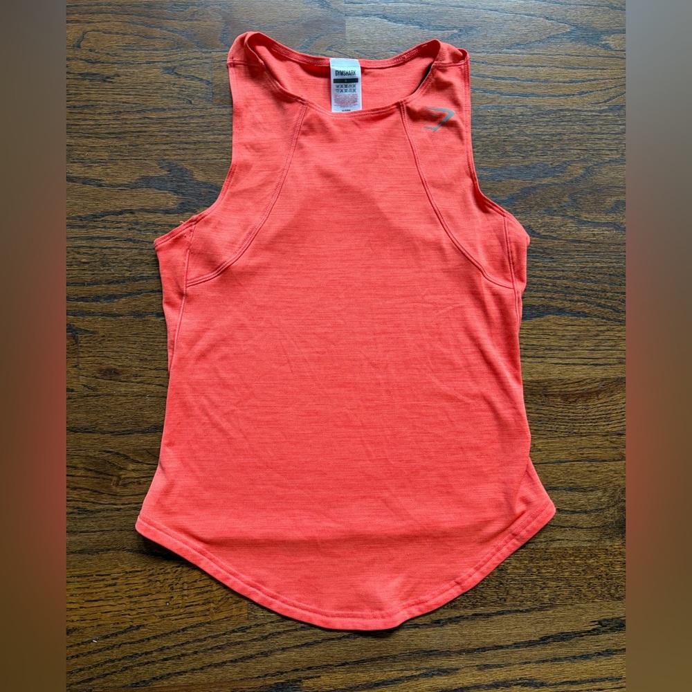 Gymshark Speed Tank in Orange Marl